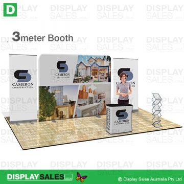 Exhibition Package Deal 33-04: 3 meter Wide Booth Solution