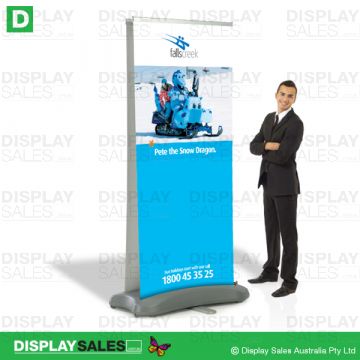 Outdoor Water Base Pull Up Banner - Double Sided, 79cm Wide