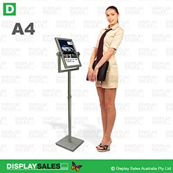 A4 Poster Size - Double Sided Menu Stands