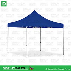 Folding Marquee - 3m x 3m System With Blue Roof